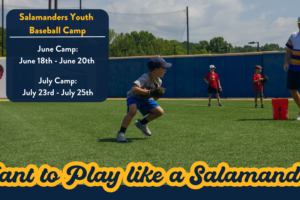 Sign-up for the 2024 Salamanders Youth Camp!