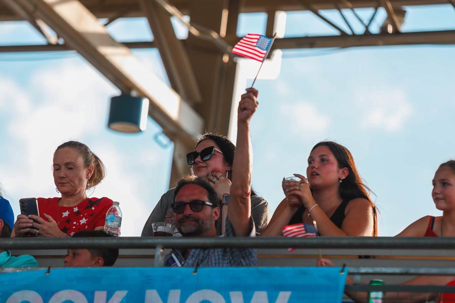 Photo of Holly Springs Salamanders fans in the stadium