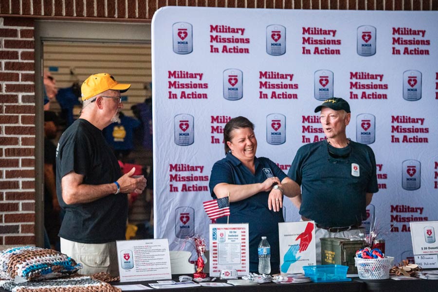 Photo of Military Missions In Action booth