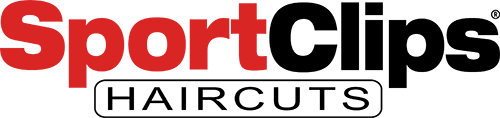 Sport Clips Logo - Red and black sans-serif type